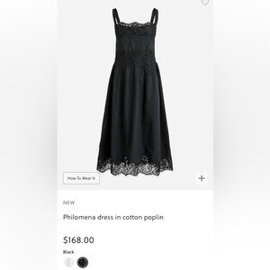 JCREW XL black cocktail dress- worn once & dry cleaned.
